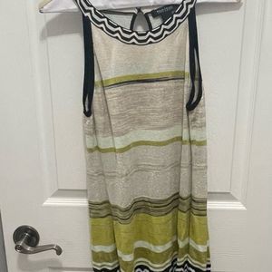 White House Black Market Multicolor Sleeveless Sweater